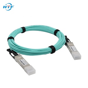 สายเคเบิลออปติคอล HTF OEM AOC สายเคเบิล<span class=keywords><strong>40G</strong></span> QSFP + สายออปติคอลที่ใช้งานอยู่ - Product Image 1