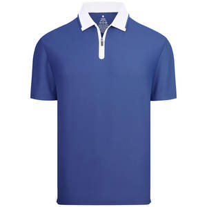 Chemise décontractée zippée pour homme en jersey de coton biologique, design sur mesure, faible MOQ, vente en gros directe usine, expédition mondiale - Product Image 5