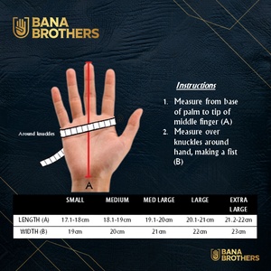 Gants de golf pour homme Bana Brothers, 2 pièces, noirs, avec tissu respirant anti-humidité et fermeture à bouton - Product Image 6