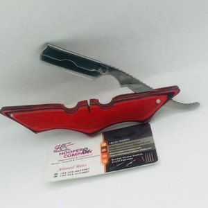 Oferta Especial: Navajas de Barbero con Mango de Madera, Navaja Recta de Acero Inoxidable de Una Sola Hoja, Navaja de Barbero con Logotipo Personalizado, Hoja Reemplazable - Product Image 6