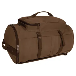 Multipurpose <b>Canvas</b> Duffle <b>Backpack</b> with Multi Pockets Travel Gym Tactical Bag Custom Size Color Bulk Order Supplier - Product Image 2