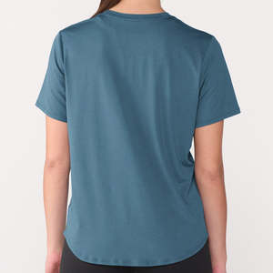 Camisetas Casuales de Manga Corta para Mujer, 100% Algodón, Transpirables, Ecológicas, Cuello Redondo, para Impresión Personalizada - Product Image 5