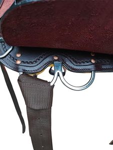 Custom Made 100% Cow Leather Jumping Horse Roper Saddle English Trail Saddles For Horse Riding Hand Curved Manufacturer - Product Image 2