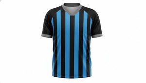 Camiseta de Árbitro de Fútbol a Rayas Blancas y Negras, Uniforme de Árbitro de Voleibol, Camiseta de Árbitro de Fútbol, Camisetas de Fútbol Unisex para Adultos, 120g - Product Image 4