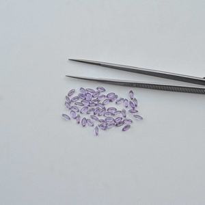 2x4mm naturel brésil améthyste à facettes marquise coupe pierre précieuse en vrac meilleure qualité calibrée pierre d'améthyste de fournisseur de confiance - Product Image 1