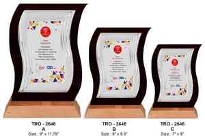 Trofeo de Madera y Acrílico para Reconocimiento Corporativo, Ideal para Eventos Profesionales y de Negocios - Product Image 2