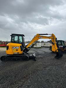 Mini-excavatrice JCB en excellent état, excavatrice compacte sur chenilles à rotation zéro avec hydraulique auxiliaire - Product Image 6