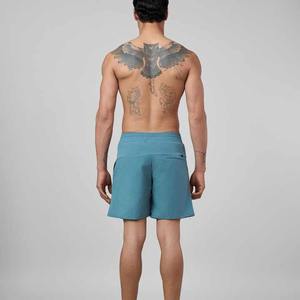 Shorts de sport décontractés pour hommes avec logo personnalisé, en toile, coupe-vent, taille haute, fermeture à cordon - Product Image 6