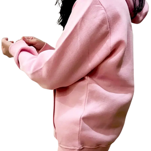 Womens Solid Fleece Hooded Pullover Sweatshirt Tracksuit Set Regular Fit Elastic Waist <b>Trousers</b> Casual Winter Sportswear - Product Image 5