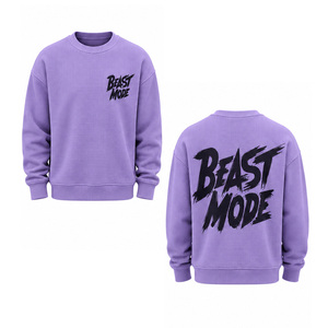 <b>Men</b> Waffle Knit Sweatshirt Casual Crew Neck Long Sleeve Textured Pullover <b>Thermal</b> <b>Top</b> Custom OEM Sportswear Manufacturer Factory - Product Image 4