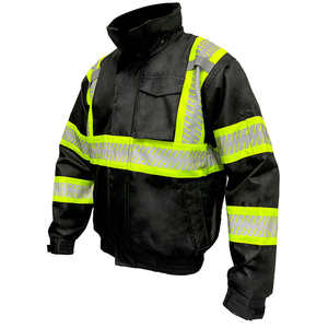 Chaqueta de Seguridad de Alta Visibilidad, Personalizada, Transpirable, de Algodón, con Certificación CE, Reflectante, para Trabajo de Construcción, con Impresión de Logotipo - Product Image 4