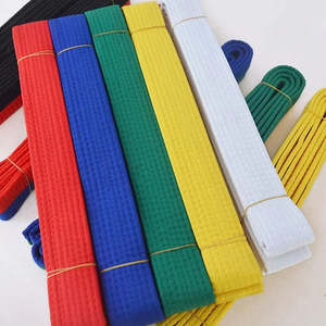Ceinture de Jiu-Jitsu brodée sur mesure, fournisseur de ceintures BJJ, ceinture de Jiu-Jitsu brésilien standard BJJF pour l'entraînement et la compétition - Product Image 3