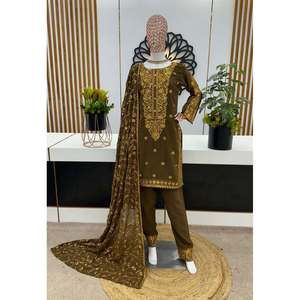 กางเกงแฟชั่นผ้าจอร์เจีย - Product Image 5