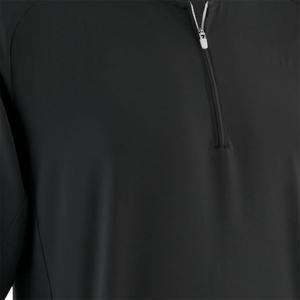 Blouson de baseball court pour adulte à col montant, ourlet ajustable, en tissu extensible, avec poche zippée - Product Image 2