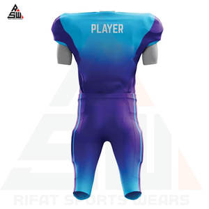 High Quality Custom Made Plus Size American Football Uniform Breathable <b>Best</b> Selling <b>Men's</b> Customized Fabric - Product Image 2