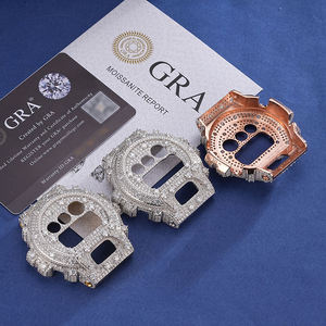 Luxury Custom DW6900 Compatible Watch Iced Bezel Stainless Steel <b>Case</b> Mod Kit DW6900 Style Custom Watch Iced Out Metal <b>Case</b> - Product Image 5