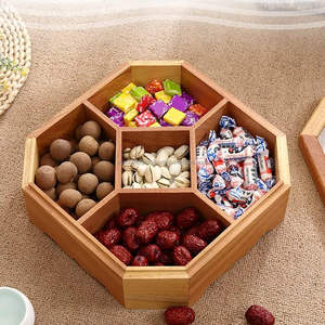 Handcrafted Wooden Dry Fruit Tray: Perfectly Designed for Elegant Presentation and Storage of Assorted <b>Nuts</b> and Dried Fruits, - Product Image 1