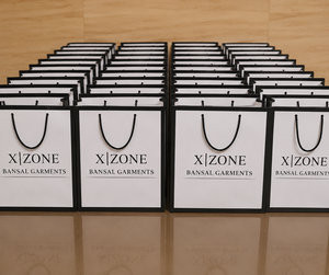 Luxury White Kraft <b>Paper</b> Carry Bags Custom Printed with Durable Rope Handles for Boutique Shopping and Gift Packaging - Product Image 3