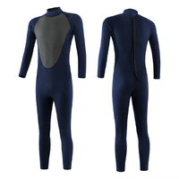 Combinaison de plongée intégrale en néoprène respirant et écologique de 2,0 mm avec logo personnalisé imprimé, fermeture éclair dorsale, imperméable, pour la plongée libre, le surf et la natation