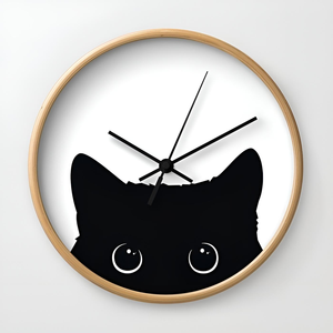 <b>Modern</b> Abstract Resin Wood <b>Wall</b> <b>Clock</b> with Antique Style Design for Home Decor - Product Image 4