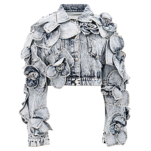 Fournisseur de denim, usine de confection sur mesure, tendance de la couture, veste en jean pour homme, style streetwear tendance - Product Image 5