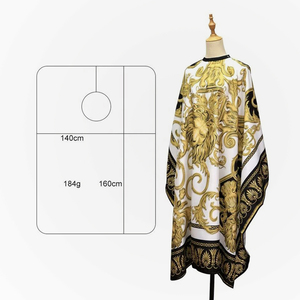 Vente en gros de capes de barbier en tissu premium, tabliers de coiffeur, logo personnalisé, haute qualité, usage en salon, ODM 2026 - Product Image 3