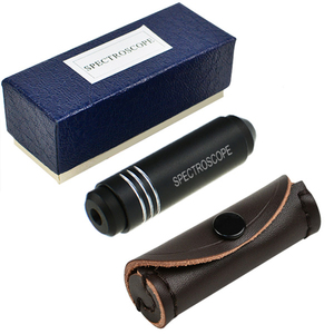 Spectroscope gemmologique professionnel portatif 55 mm |   Analyseur de spectre d'absorption en aluminium pour l'identification des pierres précieuses (OEM) - Product Image 1