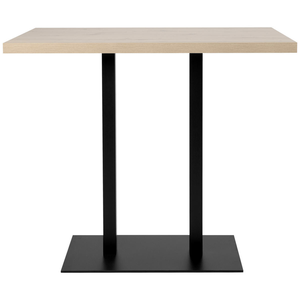 Mesa de Bar Premium para Restaurante con Cubierta de Madera Sólida y Base de Metal, Mueble Moderno para Cafetería, Bistro, Hotel y Bar, para Uso Comercial - Product Image 1
