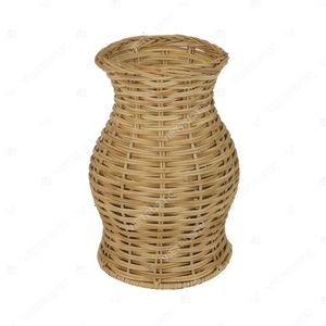Juego de Jarrones Decorativos de Mimbre Tejido a Mano, Ecológicos, Estilo Art Deco, Redondos, para Mesa, Exhibición Floral - Product Image 5