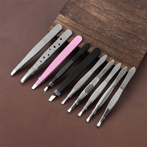 Pince à épiler en acier inoxydable 2026, pince à cheveux, tondeuse à sourcils, pince pour extensions de cils, outils de maquillage et de beauté - Product Image 6
