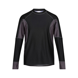 Maillot de bain anti-UV pour homme de qualité supérieure, manches longues et respirant, couleur noire, au meilleur prix - Product Image 6