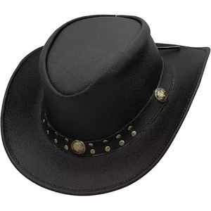 Sombreros de Vaquero de Cuero Personalizados, Precio Bajo al por Mayor, Premium, para Viajes al Aire Libre, Casuales, Unisex, para Todas las Estaciones - Product Image 4