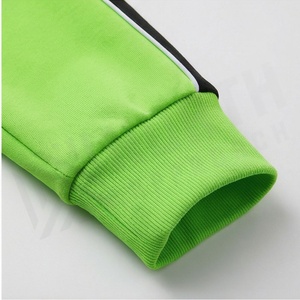 Conjunto Deportivo para Hombre, Sudadera con Capucha Verde y Pantalones, Cierre Completo, Transpirable, Color Sólido, para Otoño, Corte Regular - Product Image 6