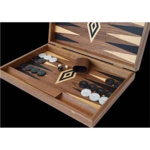 Jeu de Backgammon de Luxe en Bois, Fait Main, Classique, Pliable, pour Voyage, Jeu de Société Stratégique pour Adultes, Vente en Gros - Product Image 6