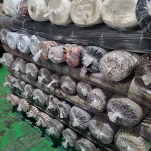 Korea COTTON 100% Stock Fabric Cotton Woven Printing Fabrics Stripe Printing Fabric Cotton <b>Check</b> Design Formake Shirt - Product Image 6