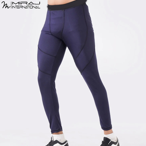 Gym Running <b>Tight</b> Quick-Dry Fitness Moisture-Wicking Athletic Base Layers High-Stretch Fabric Elastic Waist Compression Leggings - Product Image 3