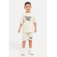 Ensemble de vêtements d'été 2026 pour bébé : T-shirt et short assortis, collection boutique pour enfants, ensemble jumeau short d'été pour bébé garçon