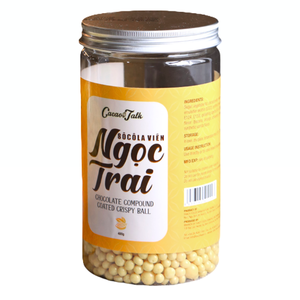 Fabricante Líder en Ventas, Chocolate Compuesto HALAL, Cacao Vietnam, OEM/ODM, Bolas Crujientes de Chocolate con Plátano para Decoración de Pasteles, Global - Product Image 1