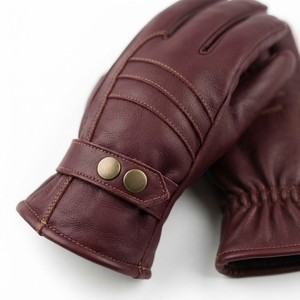 <b>Womens</b> Heated Touchscreen Leather Winter <b>Gloves</b> Polyester Lining for <b>Skiing</b> Cycling Fishing Outdoor Sports Custom Logo - Product Image 6