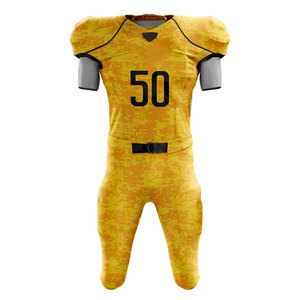 Uniforme de football américain de style sportif, respirant, confortable, vêtements de sport en polyester de haute qualité - Product Image 1