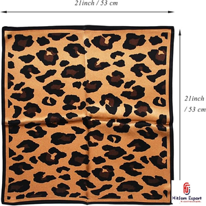 Custom Fashion Satin Printed <b>Scarf</b> OEM ODM Private Label Logo Branding Manufacturer Nigeria Ghana Kenya Congo Senegal Tanzania - Product Image 1