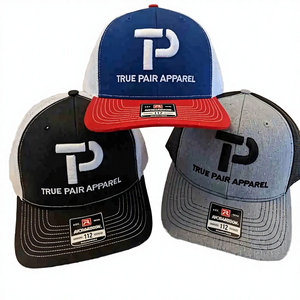 7-Panel Mesh Trucker <b>Hats</b> Breathable Adjustable Metal Buckle Snapback Caps Custom Logo <b>Baseball</b> <b>Hats</b> 100% Cotton for Men <b>Women</b> - Product Image 3
