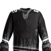 Uniformes Deportivos para Equipos, Camisetas y Pantalones de Hockey sobre Hielo 100% Poliéster Estampados para Práctica, Venta al Por Mayor, Nombres de Equipos Personalizados, Transpirables y de Secado Rápido
