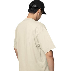 Camiseta de algodón pesado 230G 100% personalizada, transpirable y antibolitas, cuello redondo, manga corta, Unisex - Product Image 2