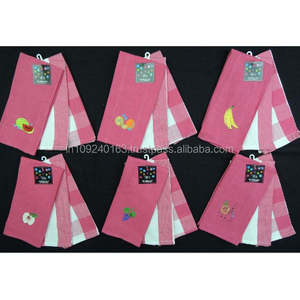 Elegantes toallas de cocina teñidas con hilo para la limpieza diaria para el servicio de mesa y la limpieza de vidrios en las áreas de comedor - Product Image 6