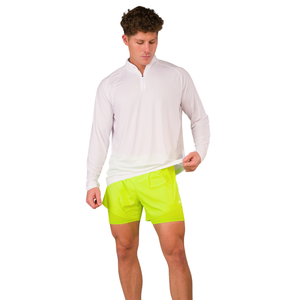 กางเกงขาสั้นออกกำลังกายผู้ชาย Flex 2 in 1 พร้อมซับในรัดรูป แห้งเร็ว เหมาะสำหรับวิ่ง ฟิตเนส เล่นกีฬา รับผลิตตามแบบ (OEM) ขายส่ง ขนาดตรงตามไซส์ - Product Image 6