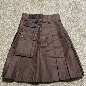 Falda Kilt Deportiva para Mujer, Color Marrón, Estilo Escocés, para Trabajo, Moda, Estilo Highland, 2026 - Product Image 2