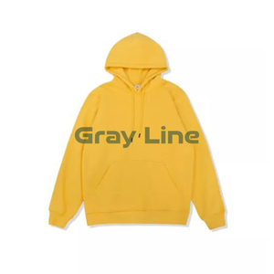เสื้อฮู้ดดี้พรีเมียมคุณภาพสูง 430,350,280 แกรม ผ้าฟลีซแบบไม่มีลาย ทรงหลวม ไหล่ตก สำหรับผู้ชาย ผ้าฝ้าย พิมพ์ลายพัฟ ปักลาย - Product Image 2