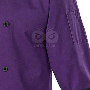 Veste de chef à manches longues de qualité supérieure pour hommes, blanche, à double boutonnage, pour la cuisine et les restaurants - Product Image 3