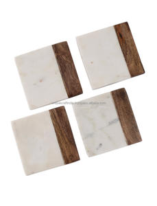 Sous-verres personnalisés haut de gamme pour la maison, le bureau ou comme cadeau de Noël ou de pendaison de crémaillère, pour une utilisation sur table, élégants supports pour tasses et boissons, style indien - Product Image 2